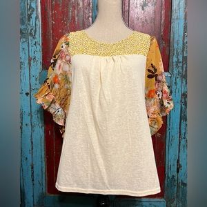 Umgee Medium Cream/Mustard Top